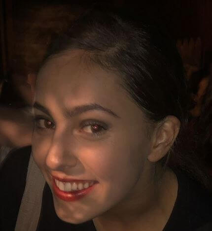 Bella Cuomo on stage production of Chicago